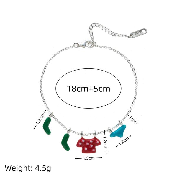 Drop Oil Color Clothes Socks Fashion Necklace Bracelet