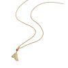 Micro Inlaid Zircon Love Balloon Bear Pearl Necklace
