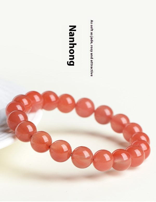 Natural South Red Cherry Red Agate Bracelet