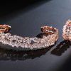 Two-piece  Bracelet Ring Set With Zircon Fashion Jewelry Set