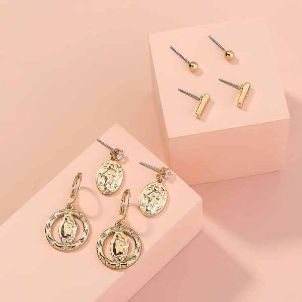 Temperament Roman Portrait Pendant Combination Set Ornament