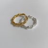 Twist Cord For Braiding Ring Women's Minimalist Design Japanese And Korean All-match Niche