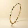 Stainless Steel Colorfast Handmade Colored Bamboo Bracelet