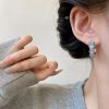 Fashion C- Shaped Circle Female Earrings