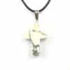 Fashion Natural Stone Cross Necklace