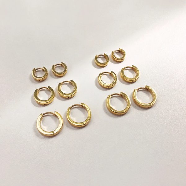 Earrings Temperament Simple Circle Small Hoop