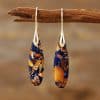 Bohemian Emperor Stone Drop Earrings