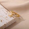 Women's Simple Rotatable Decompression Ring