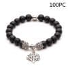 Natural lava volcanic stone bracelet
