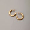 European And American Simple Atmospheric Circle Stud Earrings
