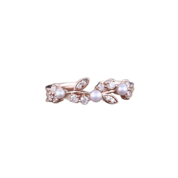 Leaf Ring Women's Special-interest Design Light Luxury Cold Style
