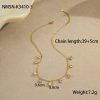 Multicolor Zircon Tassel Pendant Necklace