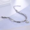 Memory Footprints Girl Hot Girl Double Golden Bracelet