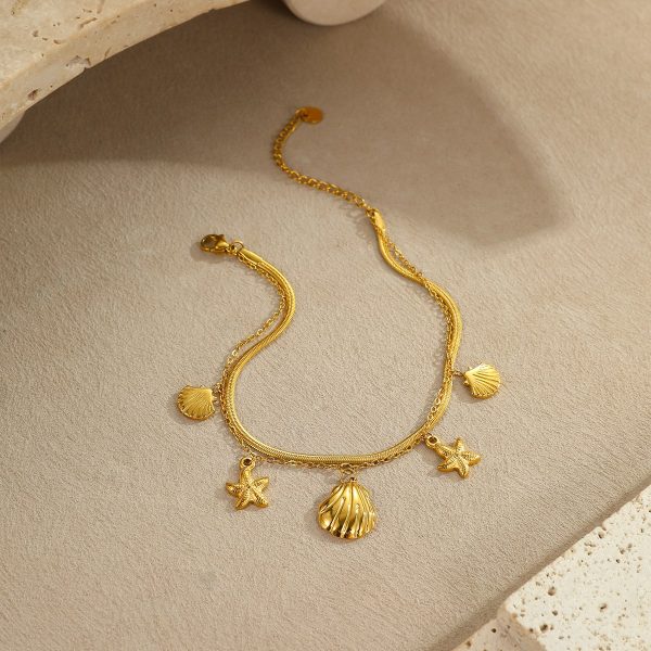Ocean Style Stainless Steel Women's Anklet
