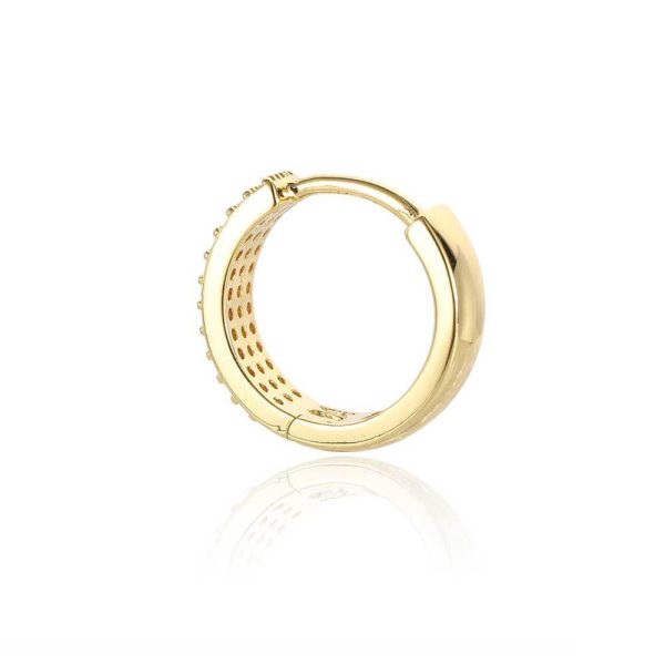 Personalized Micro-set Three Row Stud Earrings