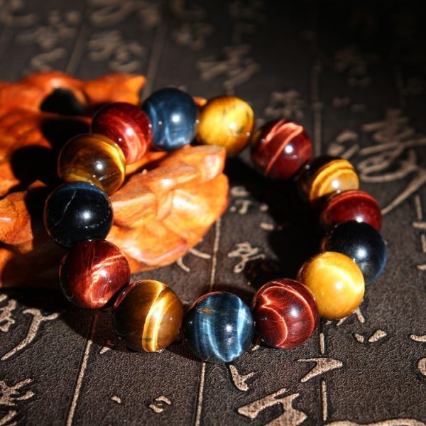 Hot Selling Fashion Jewelry Factory Wholesale Tiger Stone Round Beads