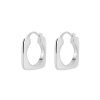 Outer Square And Inner Circle Hollow Out Ear Clip Simple Fashion