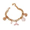 Women's Shell Pearl Mermaid Tail Bracelet