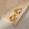 New Style Exaggerated Circle Earrings Women