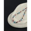 Vintage Shoushan Stone Aquamarine Beaded Necklace