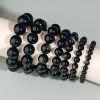 Year Of Birth Obsidian Bracelet Couple