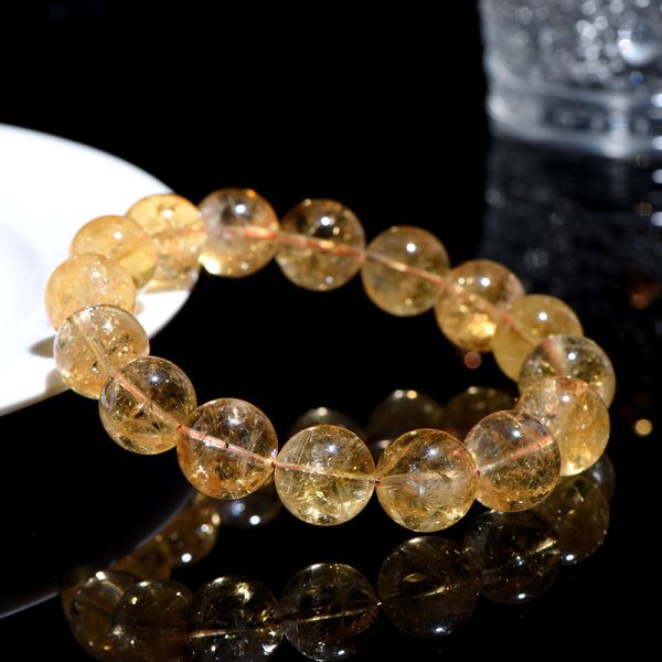 Natural Yellow Asestelle Citrine Bracelet