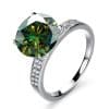 Women's Simple Wedding Diamond Ring Round