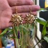 Sun Crystal Stone Earrings Jewelry