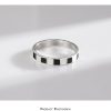 S925 Sterling Silver Epoxy Classic Black And White Plaid Ring Fashion