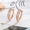 Super Fairy Zircon Circle Ear Clip