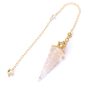Rainbow Color Crystal Pendant Gravel Beads Pendant Reiki Resin Pendant