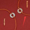 Red Rope Ankle Ring Birth Year Tiger Year Simple Braided Rope