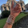 Women's Heart-shaped Zircon Fashion Simple Bracelet