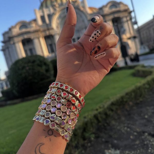 Women's Heart-shaped Zircon Fashion Simple Bracelet
