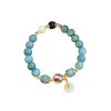 New Chinese Style Natural Stone Burma Jade Safety Buckle Bracelet
