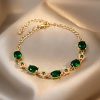 Zircon Micro Inlaid Bracelet Light Luxury Retro Temperament
