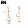 Fashion Simple Alloy Butterfly Earring Set