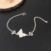 Artificial Miao Silver Ethnic Style Eardrop Frame Diy Bracelet Clover