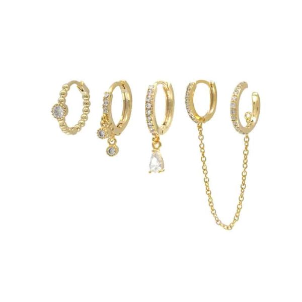 bacbbb37-c358-426a-9a92-2cce6d453e69.jpg Women's Fashion Stacked Chain Tassel Earring Set