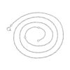 Simple White-plated Gold Universal Silver Single Chain Necklace