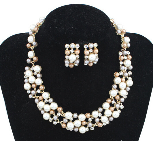 Short Necklace Popular Elements Bridal Jewelry Set Accessories
