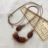 Long Shaped Original Hand-woven Pendant Necklace