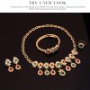 Jewelry Set Multicolored Diamond Necklace