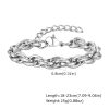 Twist Bracelet Vintage Old Made Male Gray Ornament
