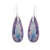 Emperor Stone Earrings Colored Natural Stone Drop Shaped Earrings