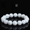 Natural Blizzard Snowflake Round Beads Women's Bracelet