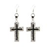 Jewelry Fashion Rhinestone Cross Stud Set