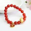 Year Of Birth Red Agate Zodiac Dragon Bracelet