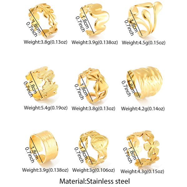 Female Personality Curved Niche Normcore Bag Geometric Ring