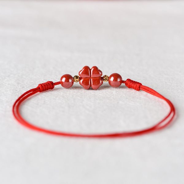 Fashion Personality Natural Cinnabar Anklet Bracelet